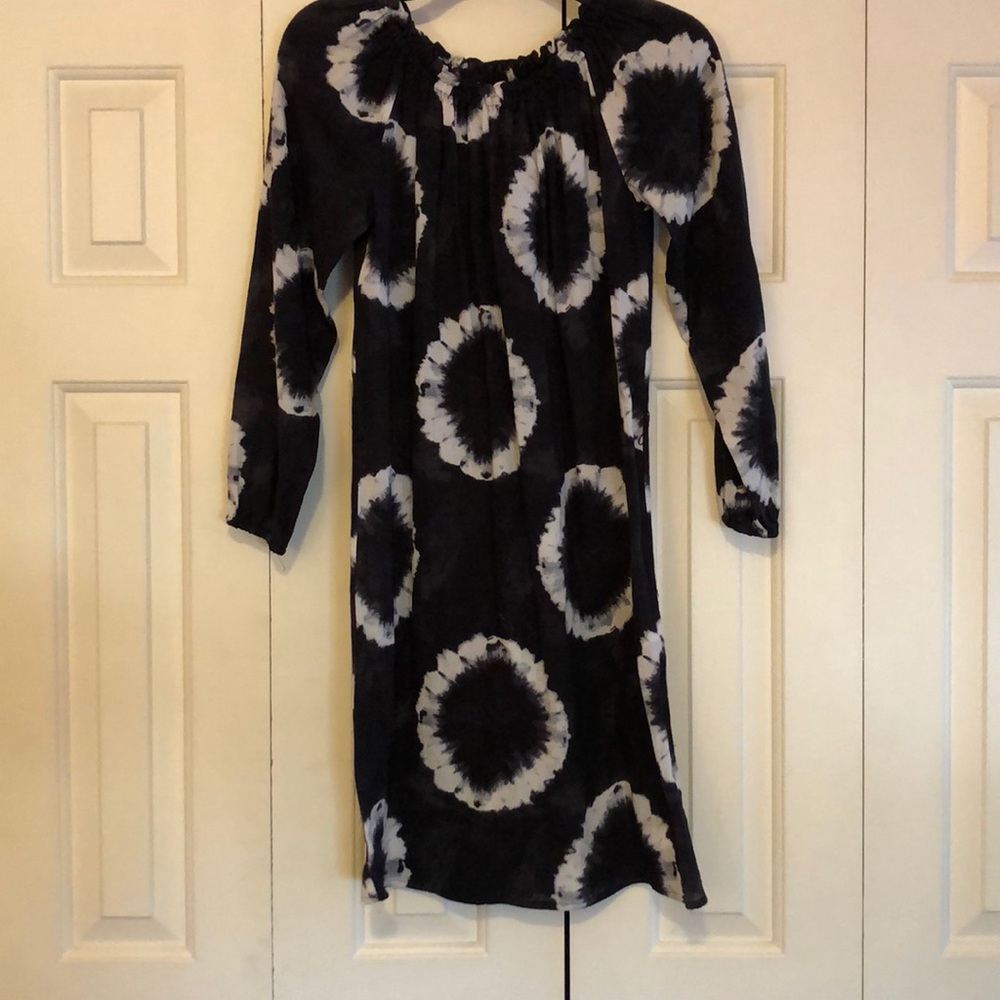 Michael Kors Dress Black And White Printed w/ Belt